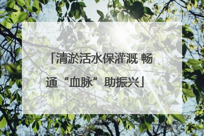 清淤活水保灌溉 畅通“血脉”助振兴